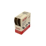 FASTECH Boîte de bande auto-agrippante Marron foncé