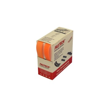 FASTECH Boîte de bande auto-agrippante Orange fluo FASTECH Boîte de bande auto-agrippante Orange fluo