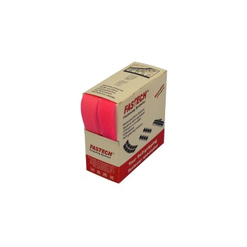 FASTECH Boîte de bande auto-agrippante Rose fluo FASTECH Boîte de bande auto-agrippante Rose fluo