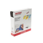 Fastech Box 25m velcro 20mm, black, boite, autocollant