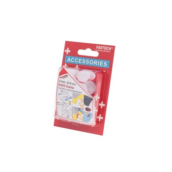FASTECH Points auto-agrippants 20 mm auto-adhésif blanc, 8 paires FASTECH Points auto-agrippants 20 mm auto-adhésif blanc, 8 paires