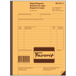 FAVORIT Regierapport D/F/I A5 8181 OK weiss 50×2 Blatt