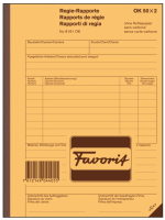 FAVORIT Management report D/F/I A5 8181 OK white 50×2 sheets