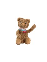 fehn Animal en peluche Bean Bag ours Peluche / velours, brun, 16 cm