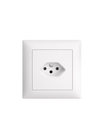 Feller EDIZIOdue Steckdose 1xT13, UP, white, complete setmit Rahmen