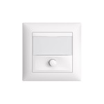 Feller EDIZIOdue Sonnerietaster, UP, blanc, set completavec Rahmen