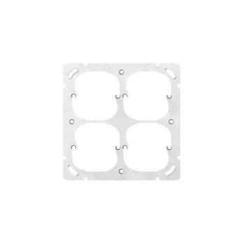 Feller EDIZIOdue 2er Befestigungsplatte, horizontal