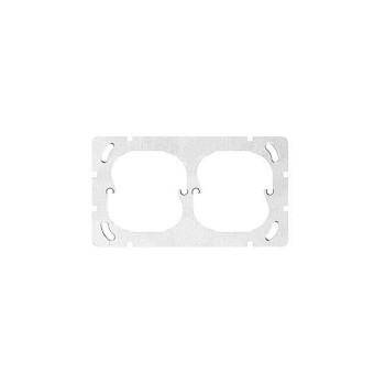 Feller EDIZIOdue 2er Befestigungsplatte, wagrecht Feller EDIZIOdue 2er Befestigungsplatte, wagrecht