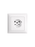 Feller EDIZIOdue Steckdose 1xT25, UP, white, Komplettset with Rahmen