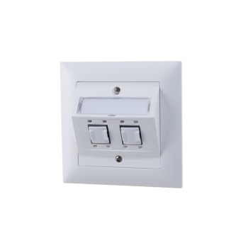 Feller EDIZIOdue UP-Netzwerkdose 2x RJ45, Kat. 6A, ungeschirmt, R&M freenet Module Feller EDIZIOdue UP-Netzwerkdose 2x RJ45, Kat. 6A, ungeschirmt, R&M freenet Module