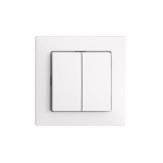 UP-Schalter EDIZIOdue 1/3+3/1P, Einsatz white