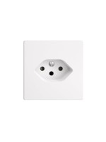 UP-Steckdose EDIZIOdue T13, Einsatz white