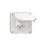 Feller Prises de courant NUP NEVO 2x T13, blanc