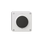 Feller NEVO Kunststoff Druckschalter unbel., NUP IP55, weiss