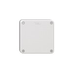 Feller NEVO Blindabdeckung nass white, Komplettset with 4 Schrauben