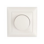 Feller EDIZIOdue Dimmer 30-300W, UP, blanc, set completavec Rahmen