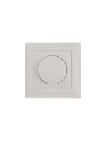 Feller EDIZIOdue Dimmer 30-600W, UP, white, complete set with frame