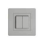 Feller EDIZIO.liv Smart Light Control, for Philips Hue light grey AP