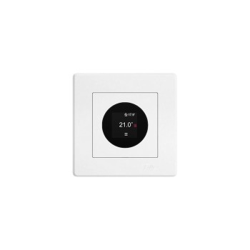 Feller EDIZIO.liv Raumthermostat Matter, mit Dispay, weiss
