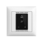 Feller EDIZIOdue Raumthermostat blanc, programmierbar avec Display