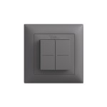 Feller EDIZIOdue Smart Light Control, for Philips Hue dark grey AP