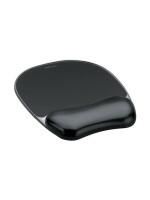 Fellowes mousepad with Handgelenkauflage, Gel black, geeignet for optische mousee