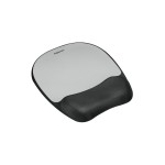 Fellowes tapis de souris avec Handgelenkauflage, noir/argent, reagiert auf Körperwärme