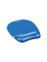 Fellowes mousepad with Handgelenkauflage, Gel blue, geeignet for optische mousee