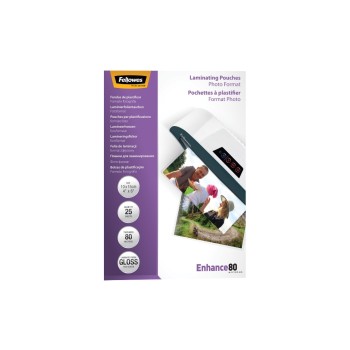 Fellowes Laminierfolien 10 x 15, 80 Mikron, 25 Stück, 10x15 cm Fellowes Laminierfolien 10 x 15, 80 Mikron, 25 Stück, 10x15 cm