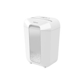 Fellowes Aktenvernichter LX70 weiss, 11 Blatt, 18 Liter, Partikelschnitt, P-4 Fellowes Aktenvernichter LX70 weiss, 11 Blatt, 18 Liter, Partikelschnitt, P-4