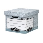 Fellowes R-Kive System Archivbox Standard, 10 Stück, FASTFOLD, 335x292x404mm (aussen)