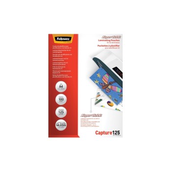 Fellowes Laminierfolien SuperQuick A4, 125 Mikron, 100 Stück, 216x303mm Fellowes Laminierfolien SuperQuick A4, 125 Mikron, 100 Stück, 216x303mm