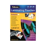 Fellowes pochettes pour plastification A4, 80 microns, 100 pièces, mat