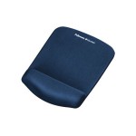 Fellowes Tapis de souris ergonomique PlushTouch Bleu