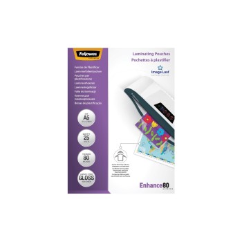 Fellowes Laminierfolien A5, 80 Mikron, 25 Stück, 154x216mm Fellowes Laminierfolien A5, 80 Mikron, 25 Stück, 154x216mm