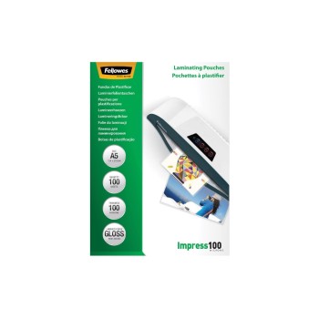 Fellowes Laminierfolien A5, 100 Mikron, 100 Stück, 154x216mm Fellowes Laminierfolien A5, 100 Mikron, 100 Stück, 154x216mm