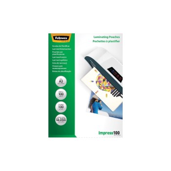Fellowes Laminierfolien A3, 100 Mikron, 100 Stück, 303x426mm Fellowes Laminierfolien A3, 100 Mikron, 100 Stück, 303x426mm