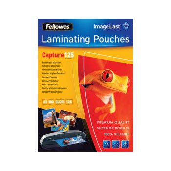 Fellowes Laminierfolien A3, 125 Mikron, 100 Stück, 303x426mm Fellowes Laminierfolien A3, 125 Mikron, 100 Stück, 303x426mm