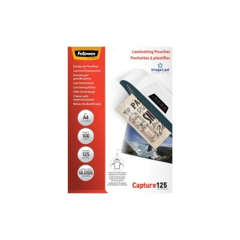 Fellowes Laminierfolien A4, 125 Mikron, 100 Stück, 216x303mm Fellowes Laminierfolien A4, 125 Mikron, 100 Stück, 216x303mm