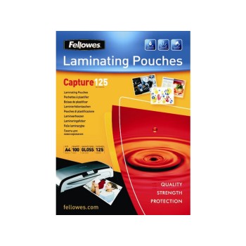 Fellowes Laminierfolien A5, 125 Mikron, 100 Stück, 154x216mm Fellowes Laminierfolien A5, 125 Mikron, 100 Stück, 154x216mm