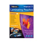Fellowes pochettes pour plastification A4, 80 microns, 100 pièces, 216x303mm