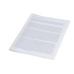 100 Stk. Thermo-Bindemappen Standard, 1.5mm, 1-8 Blatt, blanc, Front PVC, Glanzrücken