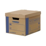 Fellowes Carton de déménagement Smoothmove Prime 464 x 390 x 294 mm Bleu/Brun