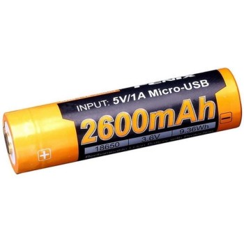 Fenix accu ARB-L18-2600U 18650 Li-Ion, USB