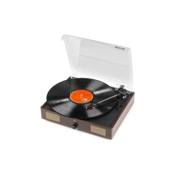 Fenton RP106DW, Plattenspieler, BT, dunkle Holzoptik