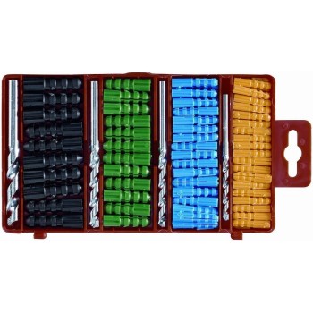 Ferronorm Dübelsortiment, mit Steinbohrer Ferronorm Dübelsortiment, mit Steinbohrer