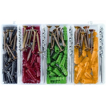 Ferronorm Dübelsortiment, mit Schrauben + Steinbohrer Ferronorm Dübelsortiment, mit Schrauben + Steinbohrer