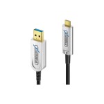 FiberX FX-I630-030, USB3.2 USB-C//USB-A AOC Glasfaserkabel 30m