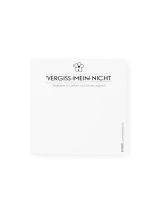 Fidea Design Fiche de bloc-notes Vergiss-mein-nicht Blanc, 100 feuilles