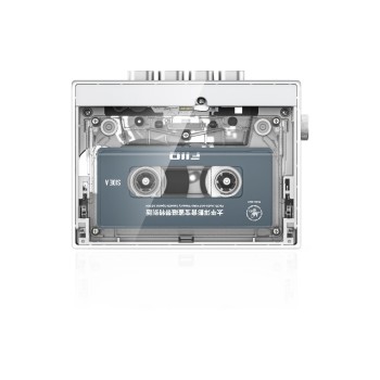 FiiO CP13 Kassettenspieler, Transparent/Silber, Akku FiiO CP13 Kassettenspieler, Transparent/Silber, Akku